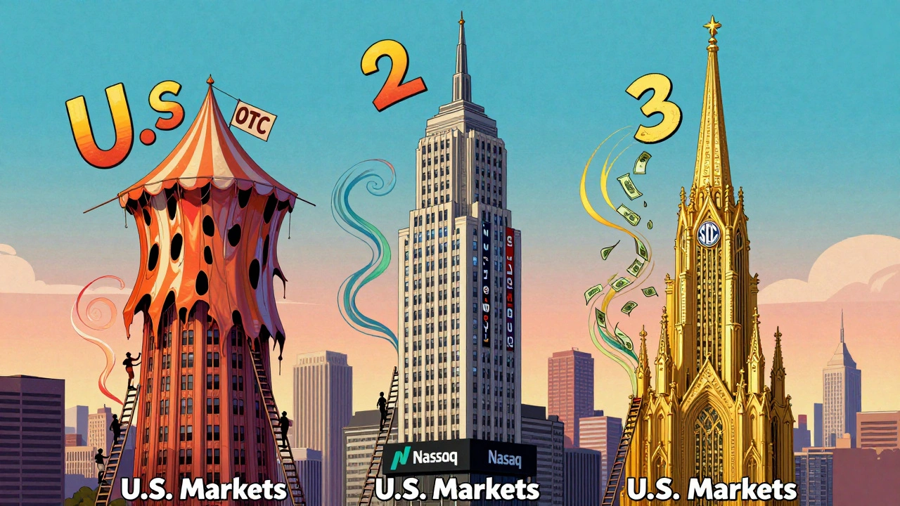 Three stylized towers represent ADR levels rising from a U.S. market cityscape with glowing banners.